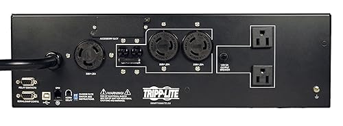 Tripp Lite SMART5000TEL3U 5000VA 3750W UPS Smart Rackmount AVR 208V 5kVA USB DB9 3URM, 5 Outlets