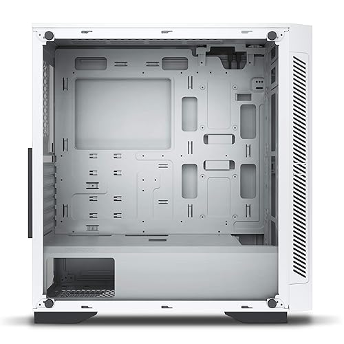 DeepCool MATREXX 55 V3 ADD-RGB WH 3F Mid-Tower ATX Case, E-ATX Support, Tempered Glass Panels, Three Included ARGB Fans, Motherboard Sync and Front I/O RGB Control, White