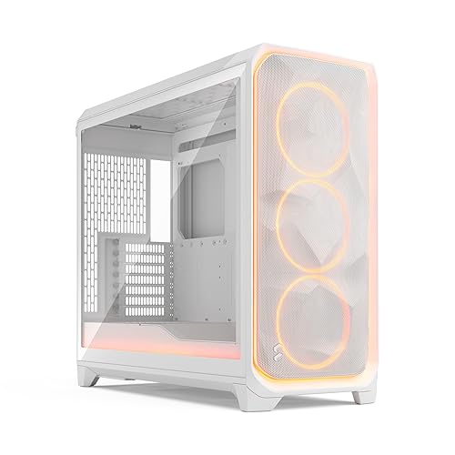 Fractal Design Meshify 3 XL Ambience Pro RGB White TG Clear Tint - Computer Case