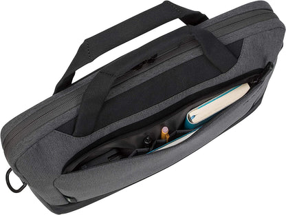 Targus Cypress Slimcase with EcoSmart Designed for Business Traveler and School fit up to 15.6-Inch Laptop/Notebook, Light Gray (TBS92602GL) Gray Sleeve
