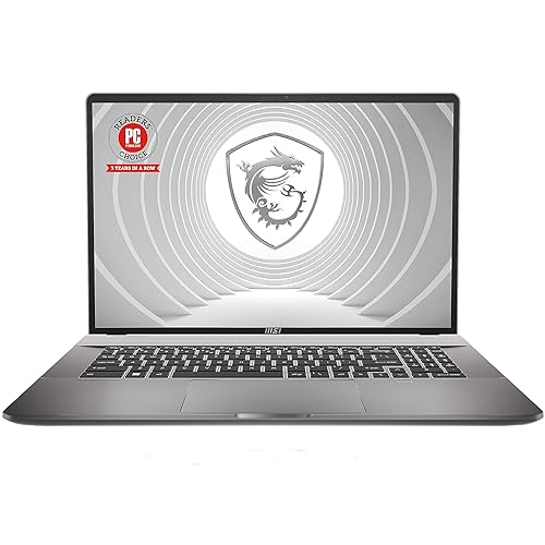 MSI CreatorPro Z17 HX Studio Laptop: Intel Core i9-13950HX, RTX 3000 ADA, 17" QHD+ 165Hz Touch Panel, 32GB DDR5, 1TB NVMe SSD, Thunderbolt 4, Win 11 Pro: Lunar Gray A13VKT-077US