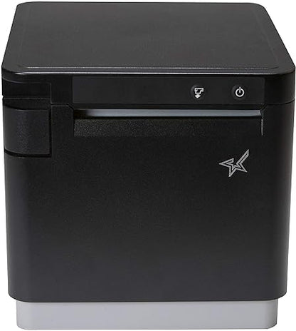 Star Micronics mC-Print3 3-inch Ethernet (LAN) / USB Thermal POS Printer with CloudPRNT, Cutter, and External Power Supply - Black LAN / USB Black