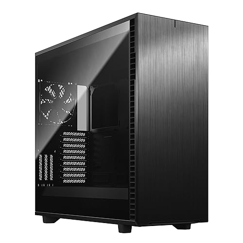 Fractal Design Define 7 XL Black Brushed Aluminum/Steel E-ATX Silent Modular Tempered Glass Window Full Tower Computer Case