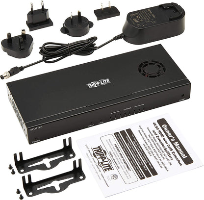 Tripp Lite HDMI Over Cat6 Extender Splitter Transmitter PoC 8-Port 4K@60Hz (B127-008-H), 125 Feet