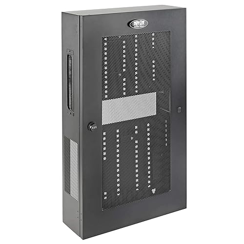 Tripp Lite 5U Smart Rack, Low Profile, Vertical Mounting, Switch Depth Wall Mount Wiring Enclosure, Adjustable Brackets, Wall Rack Enclosure (SRWF10UMOD)