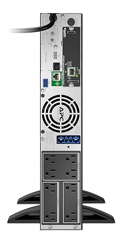 APC Network UPS, 1500VA Smart-UPS Sine Wave UPS with Extended Run Option, SMX1500RM2UCNC, Network Management Card, 2U Rackmount/Tower Convertible, Line-Interactive, 120V 1500VA Includes NMC