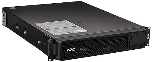 APC UPS 2200VA Smart-UPS Single Phase Online Uninterruptible Power Supply, Rack Mount UPS (SRT2200RMXLA) Rack Mount 2200VA