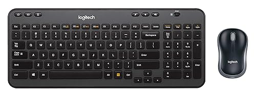 Logitech Wireless Combo MK360 – Includes Keyboard with 12 Programmable Keys and Wireless Mouse, Compact Package Perfect for Travel, 3-Year Battery Life