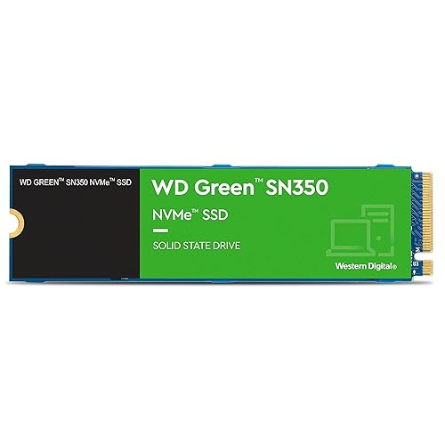 Western Digital 240GB WD Green SN350 NVMe Internal SSD Solid State Drive - Gen3 PCIe, M.2 2280, Up to 2,400 MB/s - WDS240G2G0C