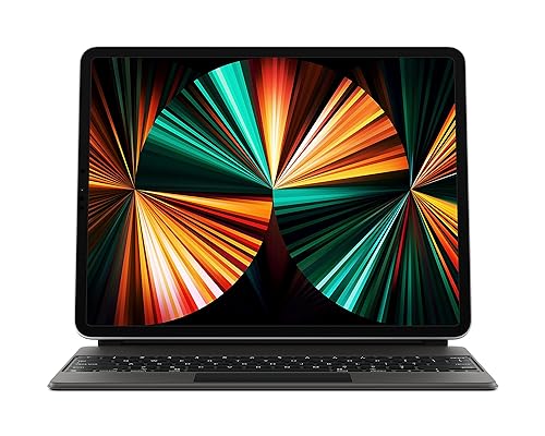 Apple Magic Keyboard: iPad Keyboard and case for iPad Pro 12.9-inch (3rd, 4th, 5th and 6th Generation), Great Typing Experience, Built-in trackpad, US English - Black US English Black