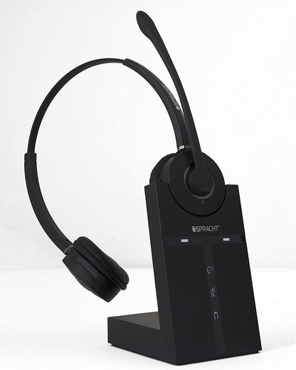Spracht HS-2019 Zum Maestro DECT Stereo Dual Ear Wireless Headset for Desktop Phones