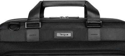 Targus Mobile Elite Laptop Bag for 15.6-inch Laptops, TSA Checkpoint-Friendly Design, Messenger Bag for Men /Women, Computer Bag &amp; Laptop Case for Mac/PC/Dell/Lenovo/HP, Black (TBT045US) Business Topload
