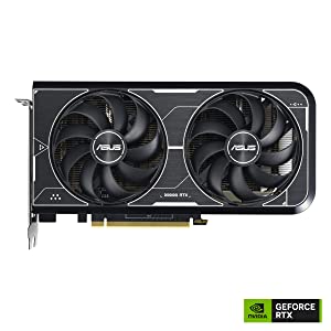 ASUS Dual NVIDIA GeForce RTX 3060 Ti Graphics Card (PCIe 4.0, 8GB GDDR6X Memory, HDMI 2.1, DisplayPort 1.4a, 2-Slot Design, Axial-tech Fan Design, 0dB Technology, and More)
