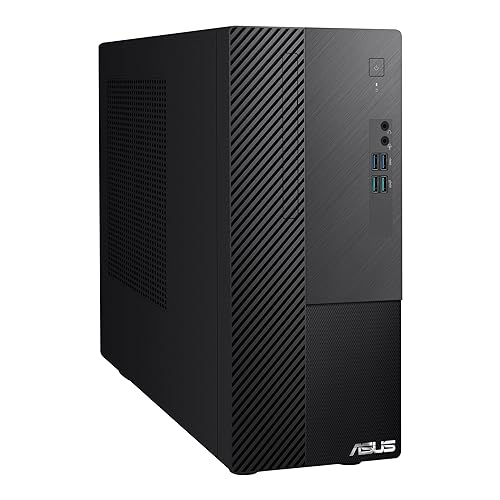 ASUS S500MD Desktop PC, Intel® Core™ i5-12400, 12GB DDR4 RAM, 512GB PCIe SSD, Wi-Fi 6, Windows 11 Home, Black, S500MD-D512