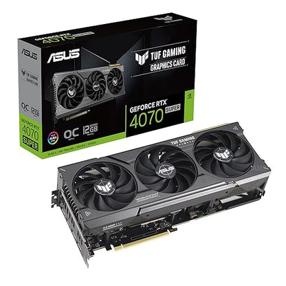 ASUS TUF Gaming GeForce RTX™ 4070 Super OC Edition Gaming Graphics Card (PCIe 4.0, 12GB GDDR6X, DLSS 3, HDMI 2.1a, DisplayPort 1.4a)