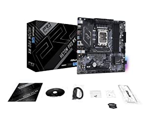 ASROCK H670M PRO RS Socket LGA1700/ Intel H670/ DDR4/ SATA3&amp;USB3.2/ M.2/ Micro ATX Motherboard