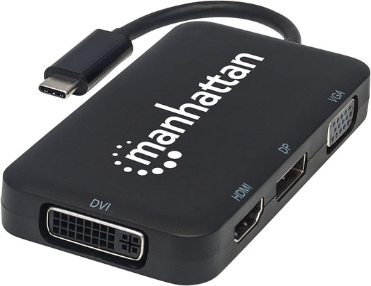 MANHATTAN USB-C 4-in-1 Audio/Video Converter (152600)