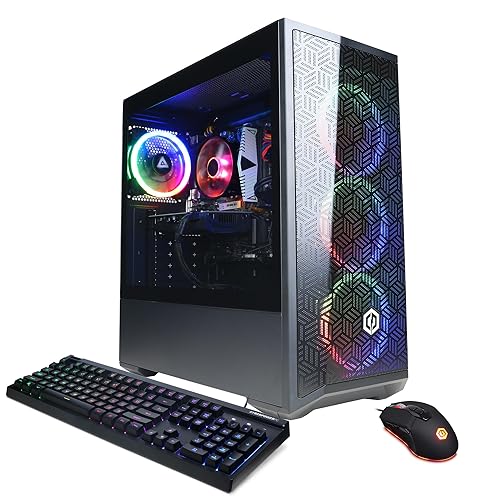 CYBERPOWERPC Gamer Xtreme Gaming PC, Intel Core i5-14400F 2.5GHz, GeForce RTX 3050 6GB, 16GB DDR5, 1TB PCIe Gen4 SSD, WiFi Ready & Windows 11 Home (GXi11240CPGV10)