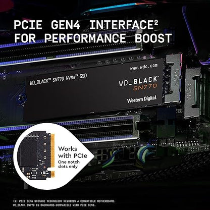 Western Digital Black SN770 M.2 500 GB PCI Express 4.0 NVMe