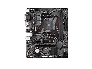 Gigabyte A520M S2H (AMD Ryzen AM4/MicroATX/4+3 Phases Digital PWM/Gigabyte Gaming GbE LAN/NVMe PCIe 3.0 x4 M.2/3 Display Interfaces/Q-Flash Plus/RGB Fusion 2.0/Motherboard)