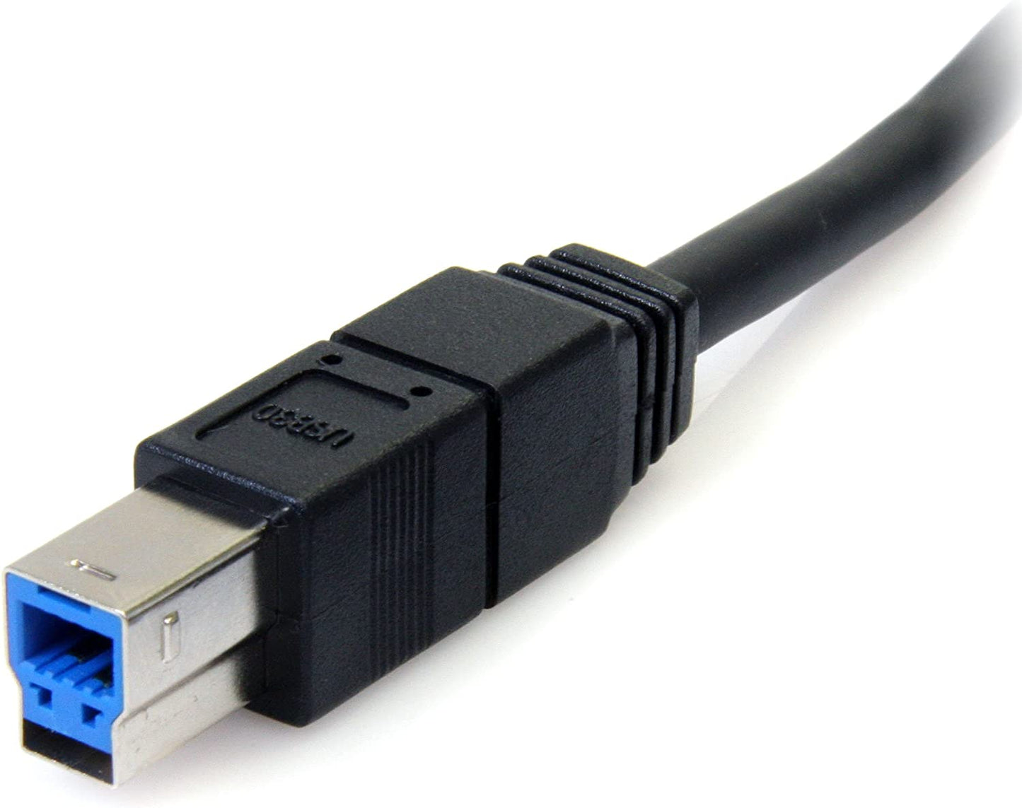 StarTech.com 6 ft / 2m Black SuperSpeed USB 3.0 Cable A to B - USB 3 A (m) to USB 3 B (m) (USB3SAB6BK)