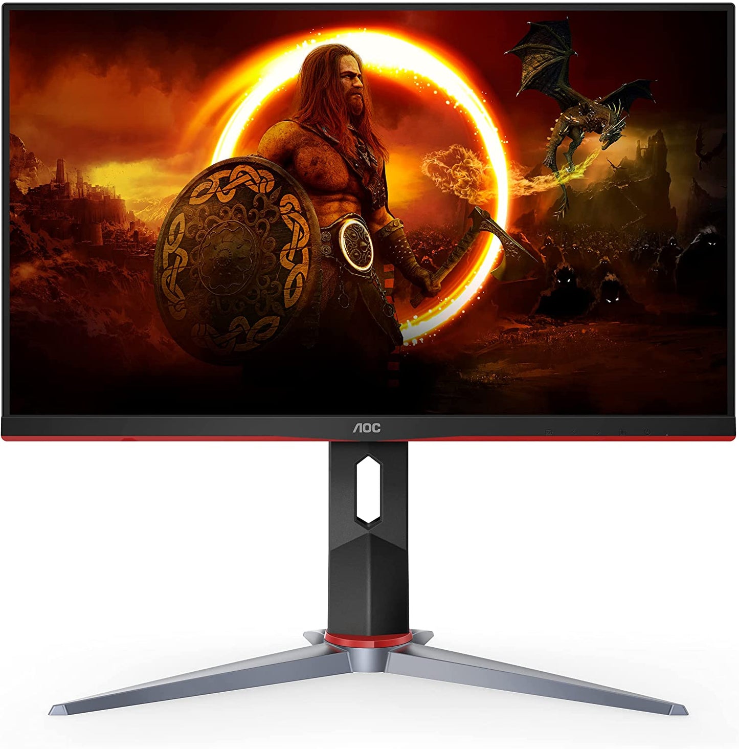 AOC Gaming 27G2SP 27” Frameless Gaming Monitor, FHD 1920x1080, 165Hz 1ms, Adaptive-Sync, Low Input Lag, VESA Mount