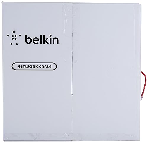 Belkin CAT6 Stranded Bulk Cable * 4PR;24AWG; 1000 RED (A7J704-1000-RED)
