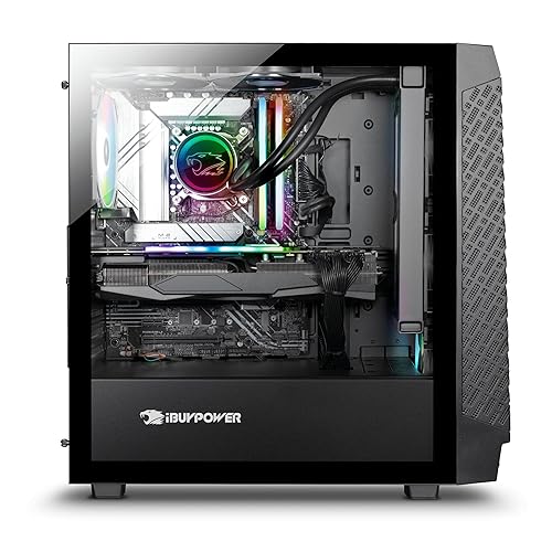 iBUYPOWER SlateMesh Gaming PC Computer Desktop,13th Gen Intel Core i7-13700F, NVIDIA GeForce RTX 4060 8GB, 32GB DDR4 RAM, 2TB SSD + 2TB HDD, WiFi Ready, Windows 11 Home 32GB RAM I 2TB SSD + 2TB HDD