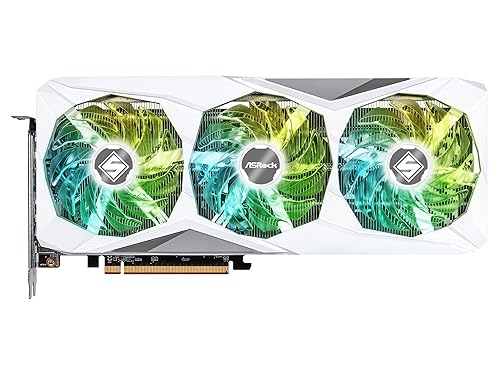 ASRock AMD Radeon RX 7600 Steel Legend 8GB OC GDDR6 128-bit 0dB Silent Cooling Graphics Card DisplayPort 7680 x 4320 HDMI 18 Gbps 3 Fans PCI Express 4