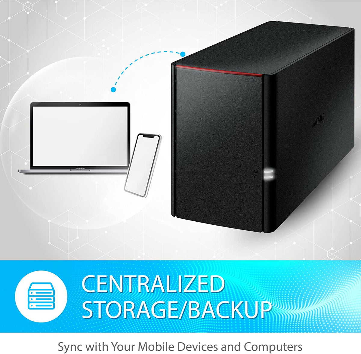 BUFFALO LinkStation 220 8TB 2-Bay NAS Network Attached Storage with HDD Hard Drives Included NAS Storage That Works as Home Cloud or Network Storage Device for Home LinkStation 220 – 2 Drive Bays 8 TB