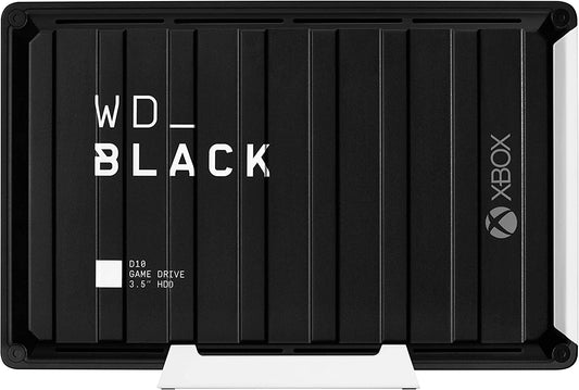Western digital WD_BLACK 12TB D10 Game Drive for Xbox - Desktop External Hard Drive HDD (7200 RPM) with 1-Month Xbox Game Pass - WDBA5E0120HBK-NESN 12TB Xbox Hard Drive