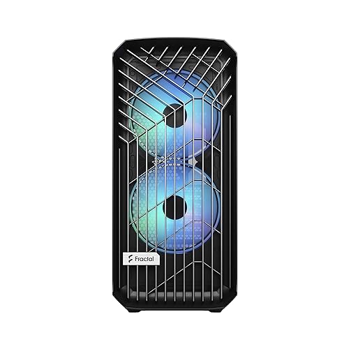 Fractal Design Torrent RGB Black E-ATX Tempered Glass Window High-Airflow Mid Tower Computer Case