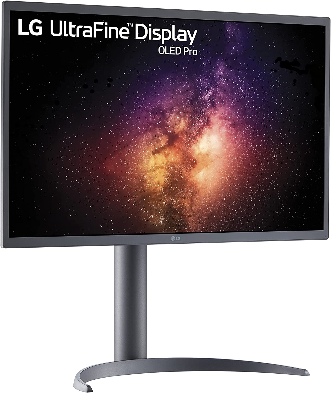 LG 27EP950-B 27” Ultrafine UHD (3840 x 2160) OLED Pro Display with Adobe RBG 99% / DCI-P3 99%, VESA Display HDR 400 True Black, 1M:1 Contrast Ratio and Tilt/Height/Pivot Adjustable Stand - Black