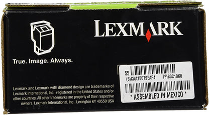 Lexmark 80C10K0 Black Return Program Toner 1 Pack