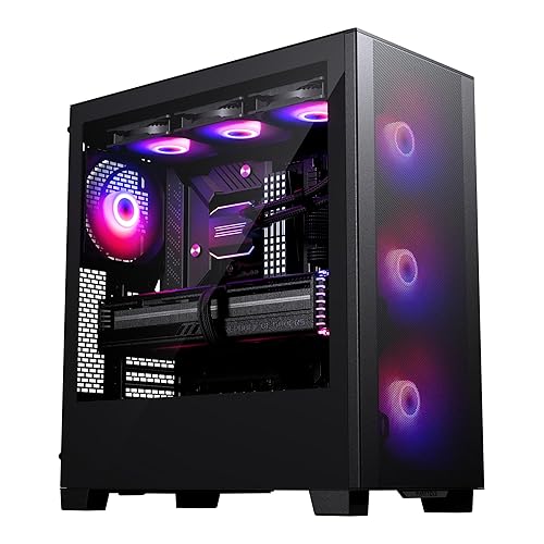 Phanteks XT Pro Ultra, Mid-Tower Gaming Chassis, 4X M25-140 Fans Included, High Airflow Performance Mesh, Tempered Glass Window, USB-C 3.2 Gen2 (Black)
