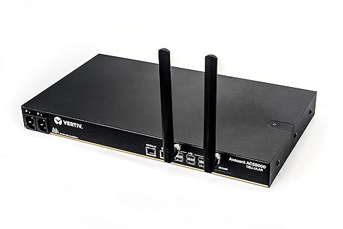 Vertiv Avocent ACS8000 Serial Console, 48 Port Serial Console Server, Dual AC Power, AT&T and Verizon Support, 4G LTE, Remote Data Center and Out of Band Management (ACS8048-NA-DAC-400), Dual AC Dual Carrier 4G/LTE 48-Port, Dual AC
