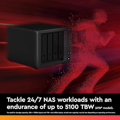 Western Digital 4TB WD Red SN700 NVMe Internal Solid State Drive SSD for NAS Devices - Gen3 PCIe, M.2 2280, Up to 3,400 MB/s - WDS400T1R0C