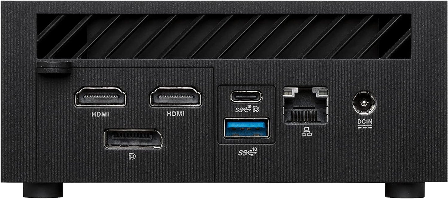 ASUS ExpertCenter PN64 Mini PC Barebone with Intel Core i5-12500H Mobile Processor, up to 64GB DDR5 RAM, Dual Storage Design, WiFi 6E, Bluetooth, USB-C with VESA Mount