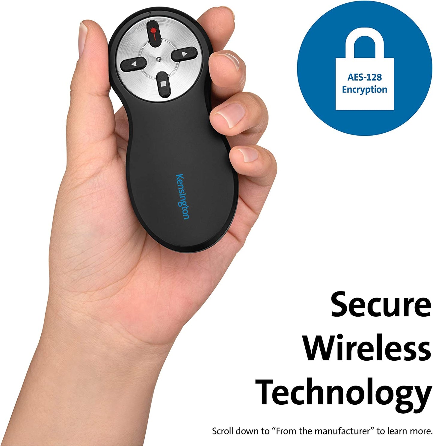 Kensington Wireless Presenter with Red Laser Pointer - New Model (K33272WW) Red Pointer - new version