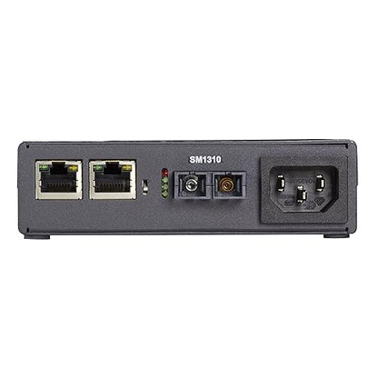 Black Box Compact Media Converter Gigabit Ethernet Single Mode 1310nm 10km SC