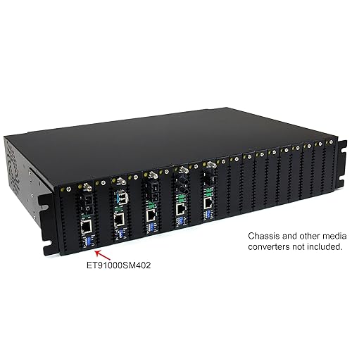Startech.Com ET91000SM402 1000 Mbps Gigabit Ethernet Single Mode Fiber Media Converter with Sc 40 Km SM 40km Gigabit SC