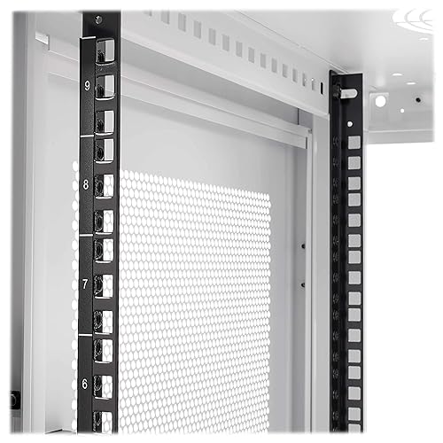 Tripp Lite 9U Low-Profile Switch-Depth-Plus Wall-Mount Rack Enclosure Cabinet, White (SRW9UDPW)