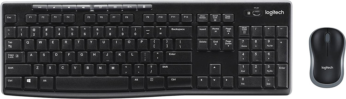 Logitech Conference Video Conference Webcam, HD 1080p Camera with Built-in Speakerphone &amp; MK270 Wireless Keyboard and Mouse Combo - Keyboard and Mouse Included, Long Battery Life