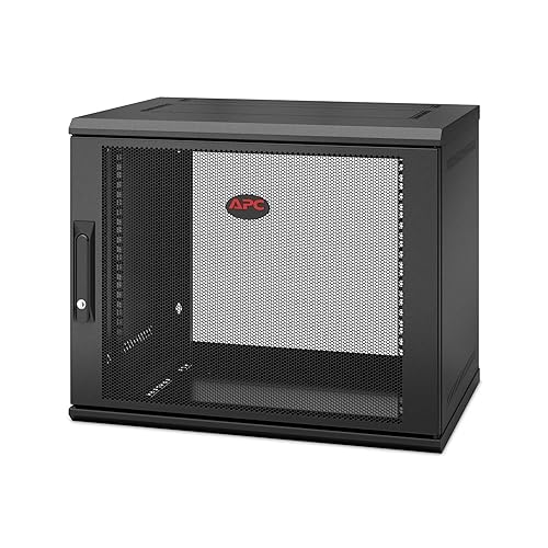 APC/Schneider Electric - AR109SH4 - Netshelter Wx 9u Single Hinged Wall-Mount Enclosure 400mm Deep