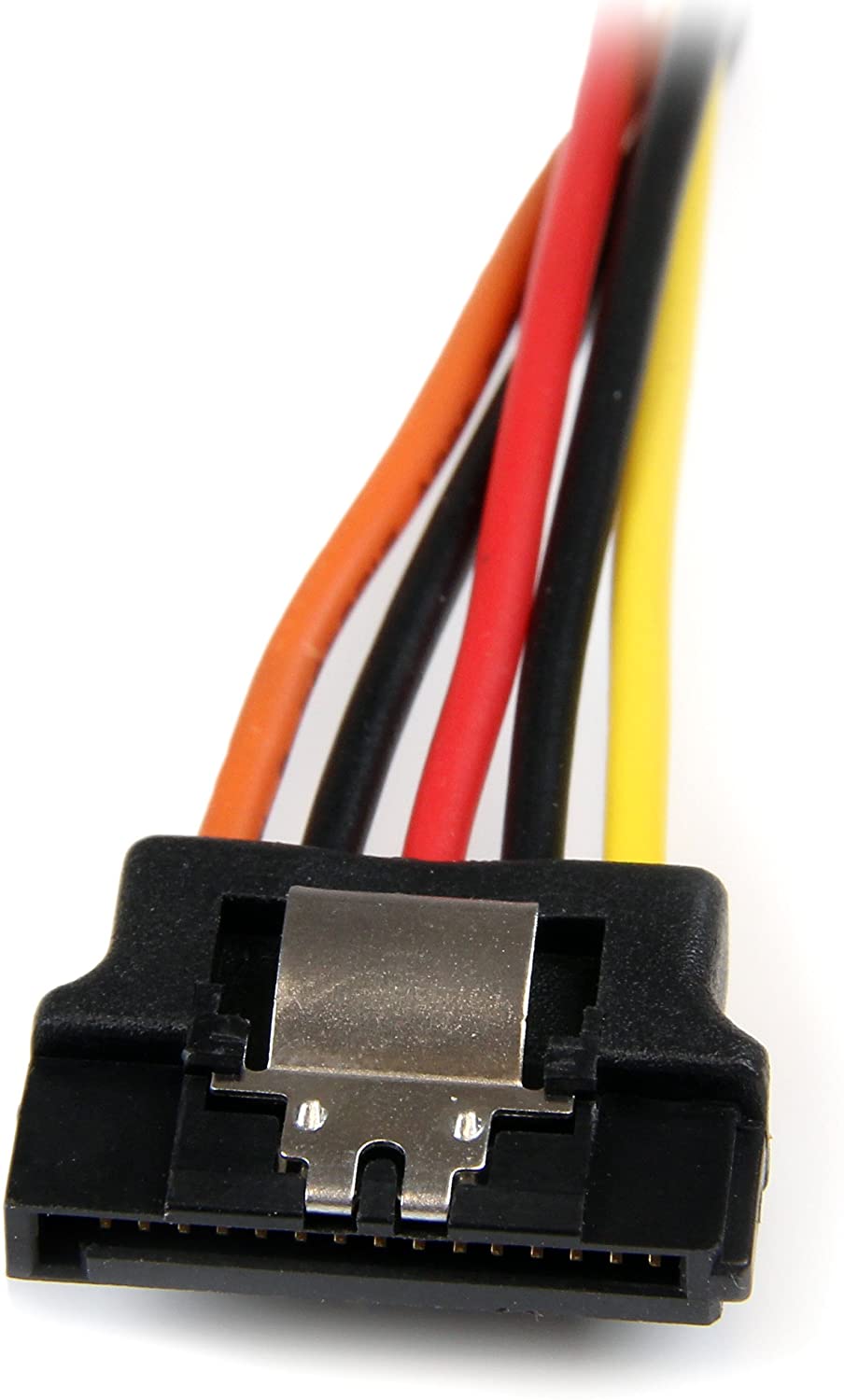 StarTech.com 6in Latching SATA Power Y Splitter Cable Adapter - M/F - 6 inch Serial ATA Power Cable Splitter - SATA Power Y Cable Adapter (PYO2LSATA) Single