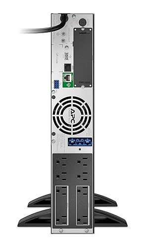APC Network UPS, 1000VA Smart-UPS Sine Wave UPS with Extended Run Option, SMX1000C, Tower/2U Rackmount Convertible, Line-Interactive, 120V 1000VA No NMC