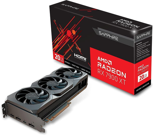 Sapphire technology Sapphire 21323-01-20G AMD Radeon RX 7900 XT Gaming Graphics Card with 20GB GDDR6, AMD RDNA 3