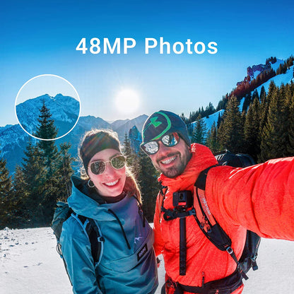 Insta360 ONE RS 4K Edition – Waterproof 4K 60fps Action Camera with FlowSate Stabilization, 48MP Photo, Active HDR, AI Editing Standalone