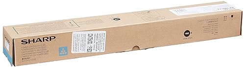 Sharp Cyan Toner for Use in Mx261n Mx3110n Mx3610n Estimated Yield 24,000 Pages (MX36NTCA)