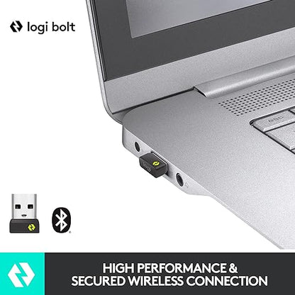 Logitech MX Keys Mini Wireless Illuminated Keyboard for Business, Compact, Logi Bolt Technology, Backlit, Rechargeable, Globally Certified, Windows/Mac/Chrome/Linux - Graphite